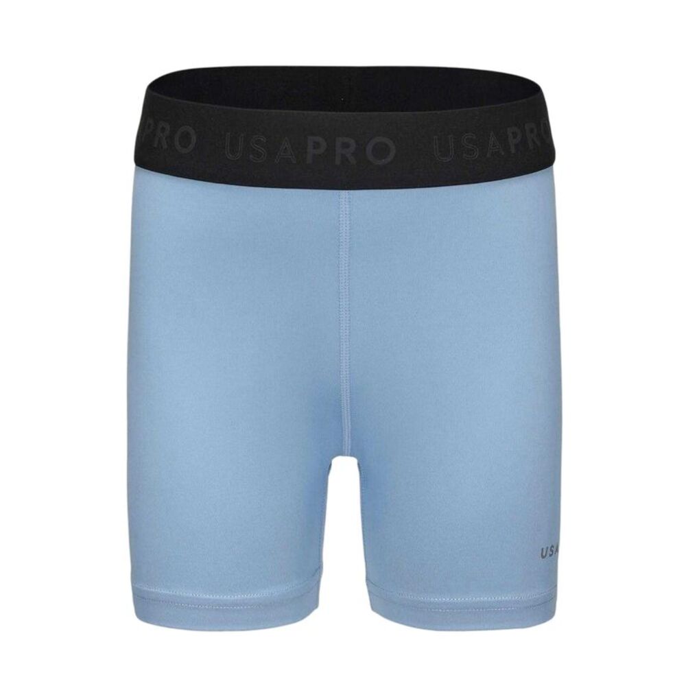 USA Pro Girls Training Shorts / Brunnera Blue